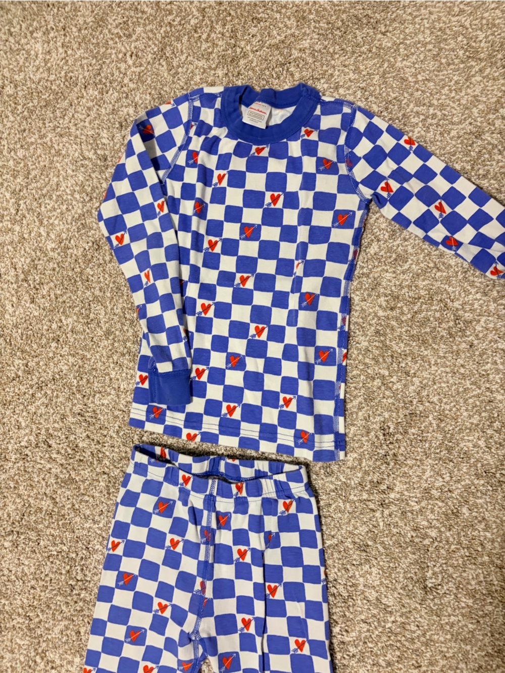 XO Pattern Pajama Set - Picture 4 of 15